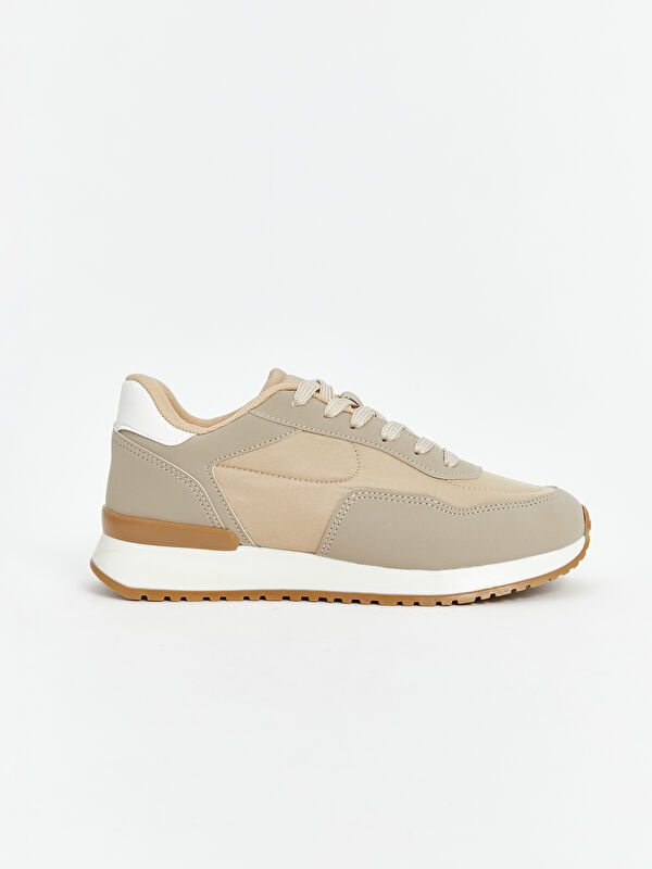 Lcw Steps Bej Lcw Steps Bağcıklı Kadın Spor Ayakkabı