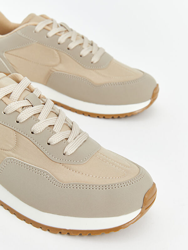 Lcw Steps Bej Lcw Steps Bağcıklı Kadın Spor Ayakkabı