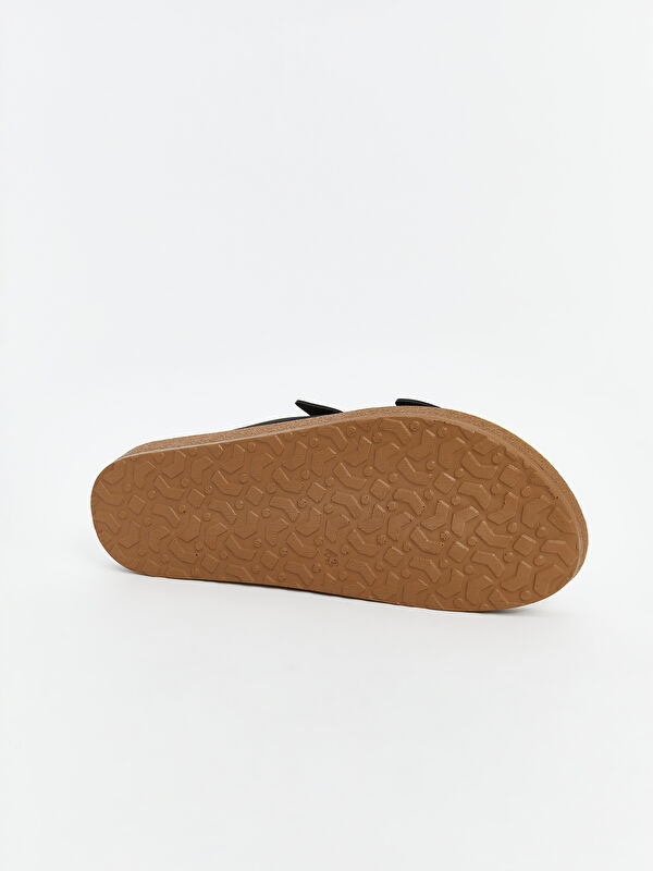 Lcw Steps Kahverengi Lcw Steps Çift Bantlı Erkek Terlik