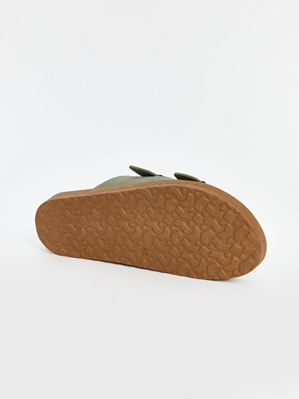 Lcw Steps Kahverengi Lcw Steps Çift Bantlı Erkek Terlik