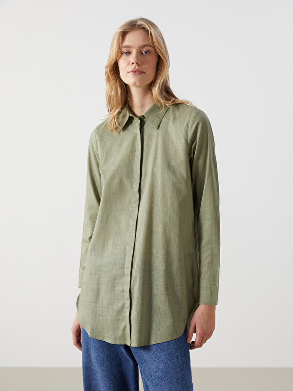 LCW Modest Tunique Chemise Coupe Ample pour Femmes