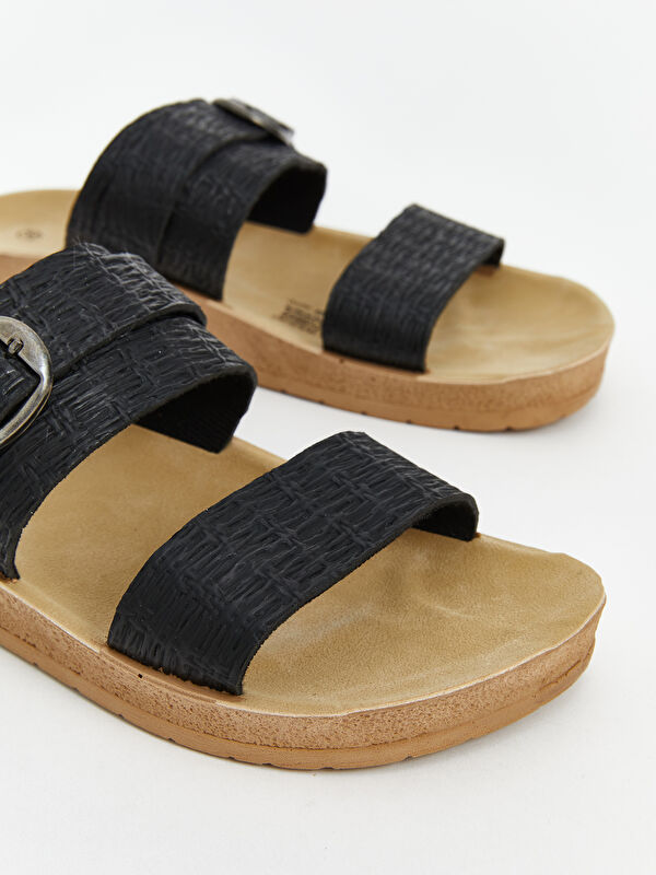 Lcw Steps Siyah Lcw Steps Çift Bantlı Kadın Terlik