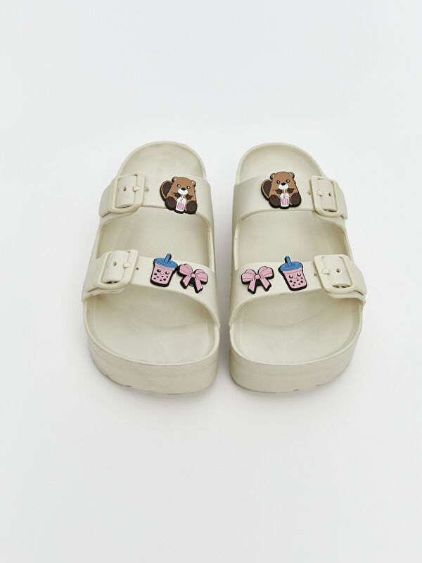 Lcw Steps Bej Lcw Steps Çift Bantlı Kadın Terlik