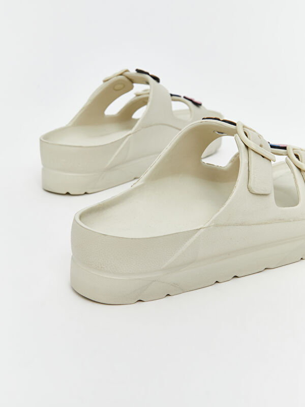 Lcw Steps Bej Lcw Steps Çift Bantlı Kadın Terlik