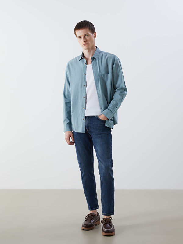 LCW Jeans 730 Havuç Kalıp Erkek Jean Pantolon