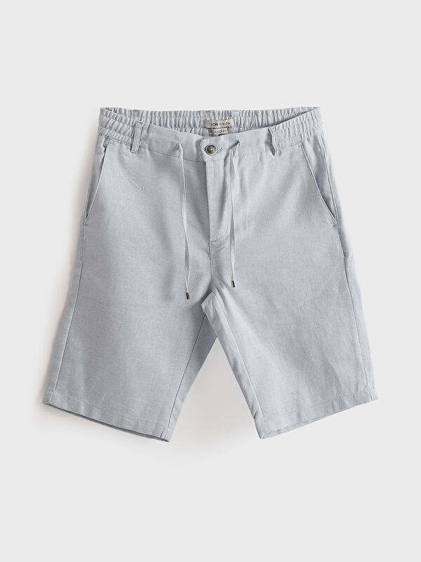 LCW Vision Standard Fit Linen Blend Men's Shorts