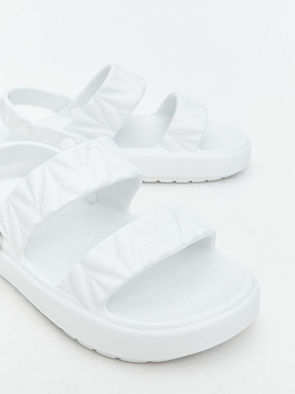 Çift Bantlı Kadın Sandalet - Görsel 4