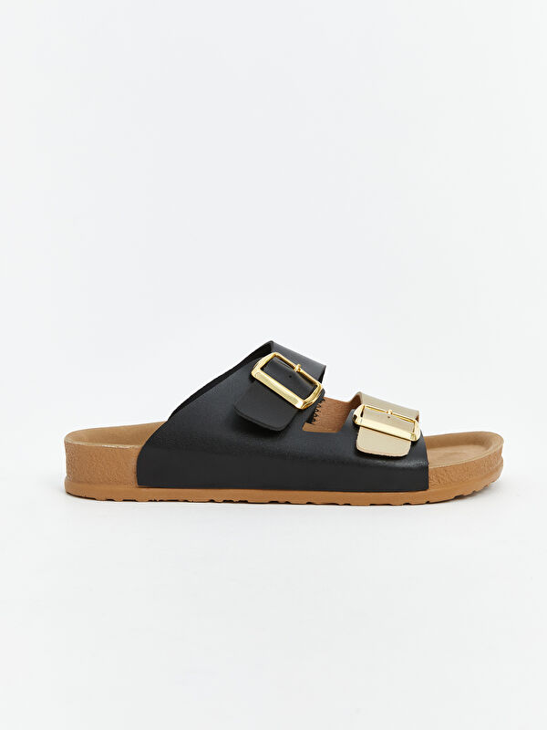 Lcw Steps Siyah Lcw Steps Çift Bantlı Kadın Terlik