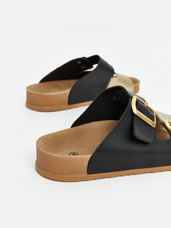 Lcw Steps Siyah Lcw Steps Çift Bantlı Kadın Terlik