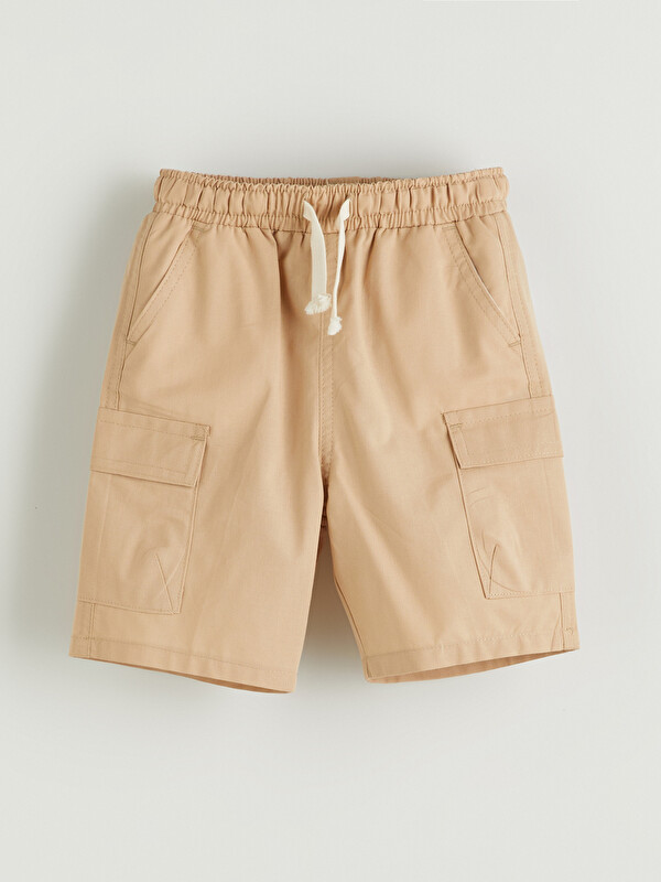 LCW Kids Elastic Waist Boys' Cargo Shorts