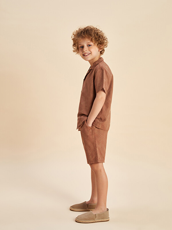 LCW Kids شورت أساسي للأولاد بخصر مطاطي