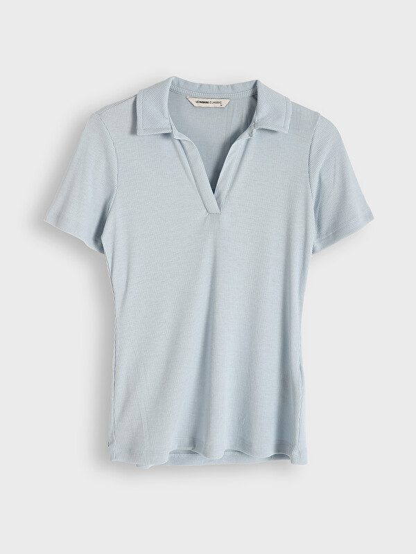 LCWAIKIKI Classic Body Texturat cu Guler Polo pentru Femei