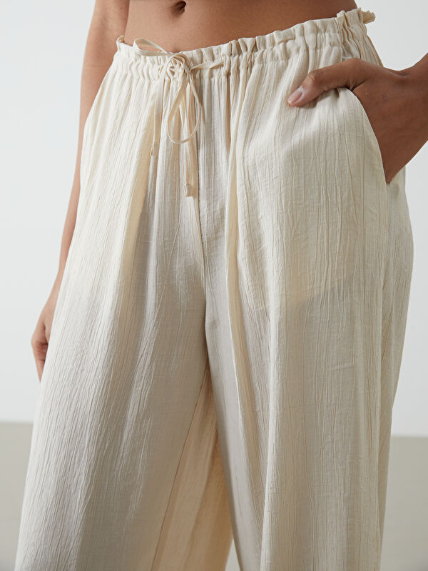 パンツ Siyazu SIPT7080 Summer Poly Straight Fit Slacks_Yellow beige l_20251-s5dk03z8-ysb-80-60-88-