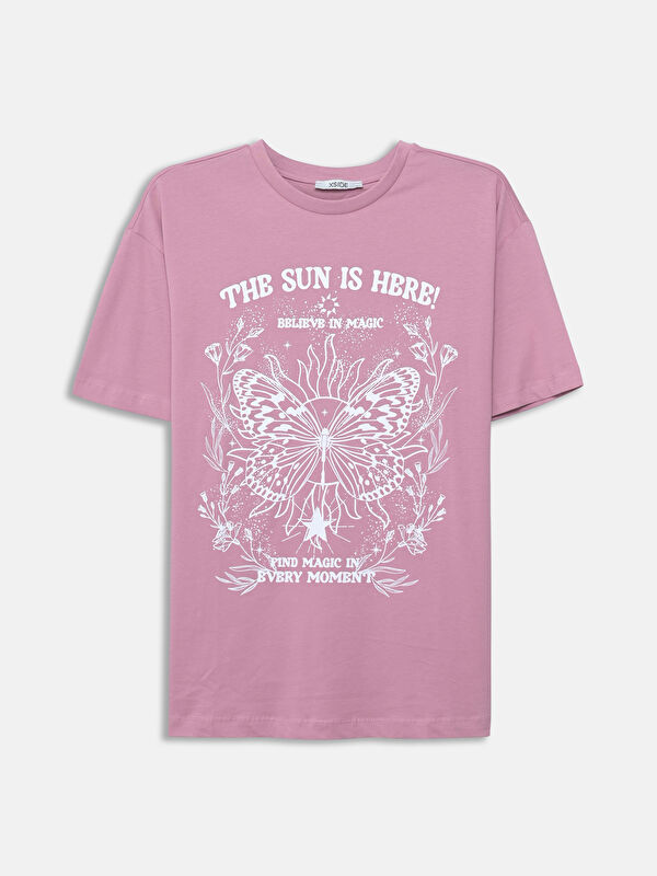 SUPER SUN Tシャツ ピンク ZeeNuNew SUPER SUN BABY TEE