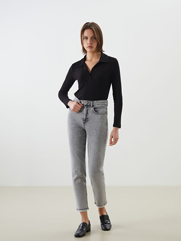 LCW Jeans Mom Fit Kadın Jean Pantolon