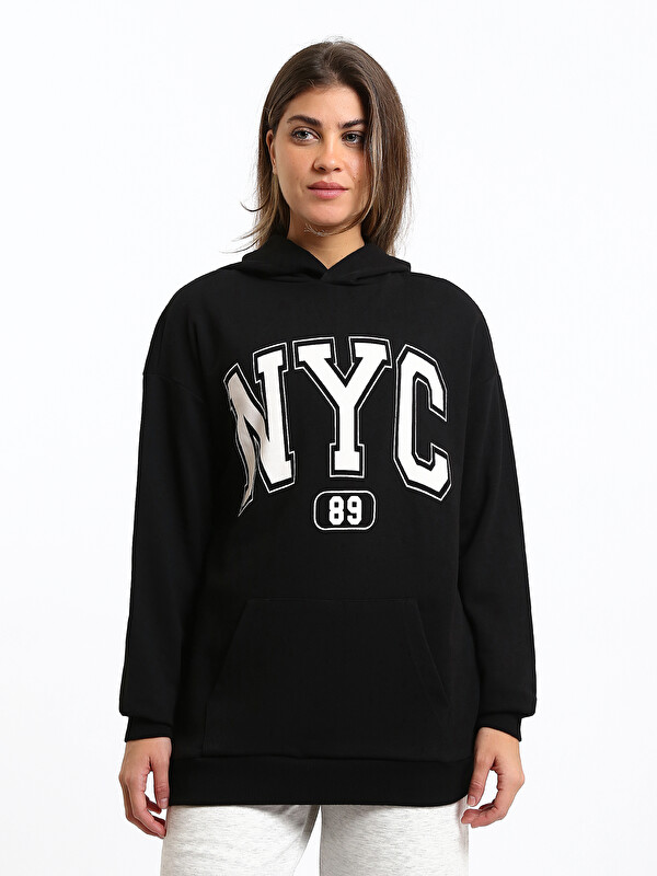 LCWAIKIKI Classic Printed Women's Hoodie