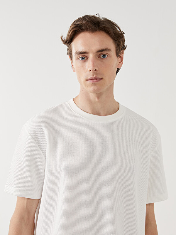 LCW Vision Crew Neck Short Sleeve Men's T-Shirt