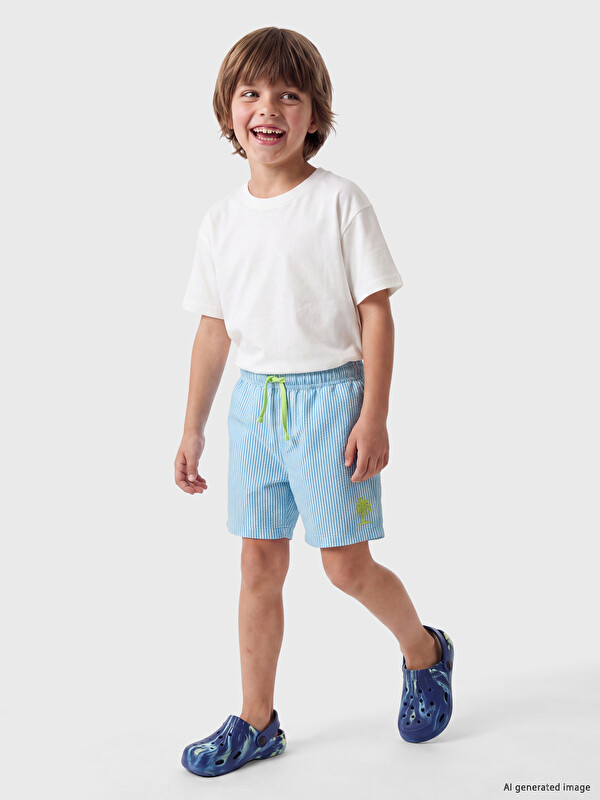 LCW Kids Shorte noti për djem me bel elastik