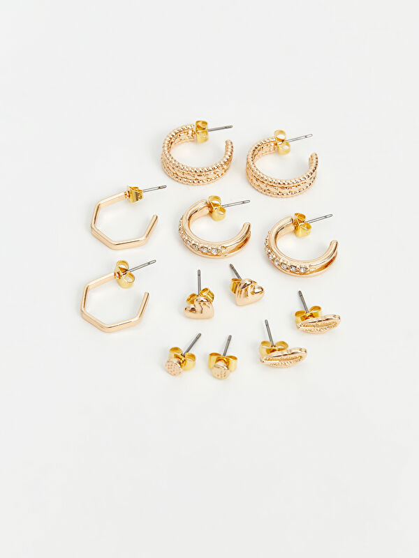LCW JOY Women's Earring Set of 3