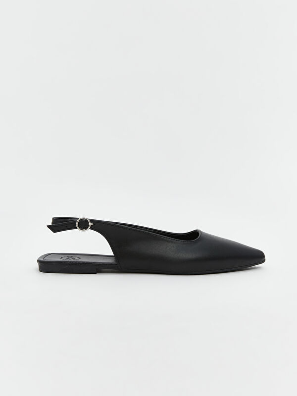 Lcw Steps Beyaz Lcw Steps Sivri Burun Kadın Babet