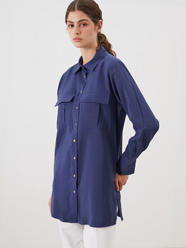 LCW Modest Modal Karışımlı Kadın Gömlek Tunik