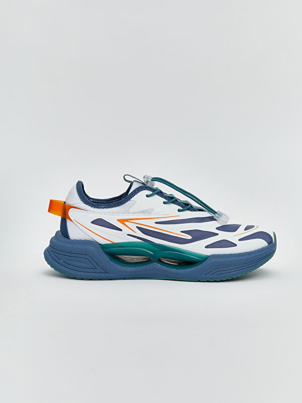 Bağcıklı Kalın Tabanlı Erkek Spor Ayakkabı - Görsel 3