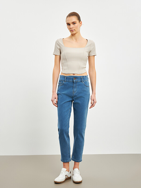 LCW Jeans جينز نسائي بقصة فضفاضة