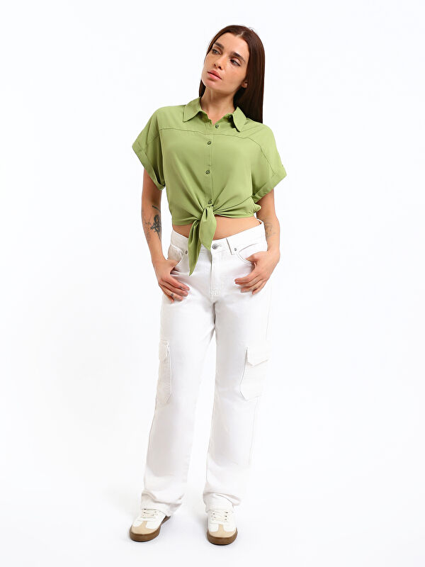 LCW Jeans Straight Fit Women's Cargo Jeans