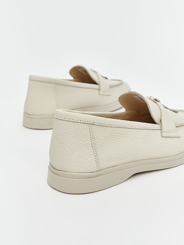 Hakiki Deri Kadın Loafer Ayakkabı - Görsel 7