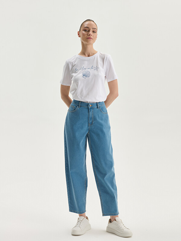 LCW Jeans جينز بقصة صديق للسيدات