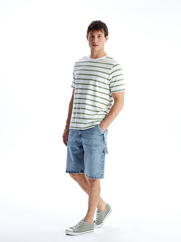 LCW Jeans شورت دِنيم للرجال بمقاس عادي