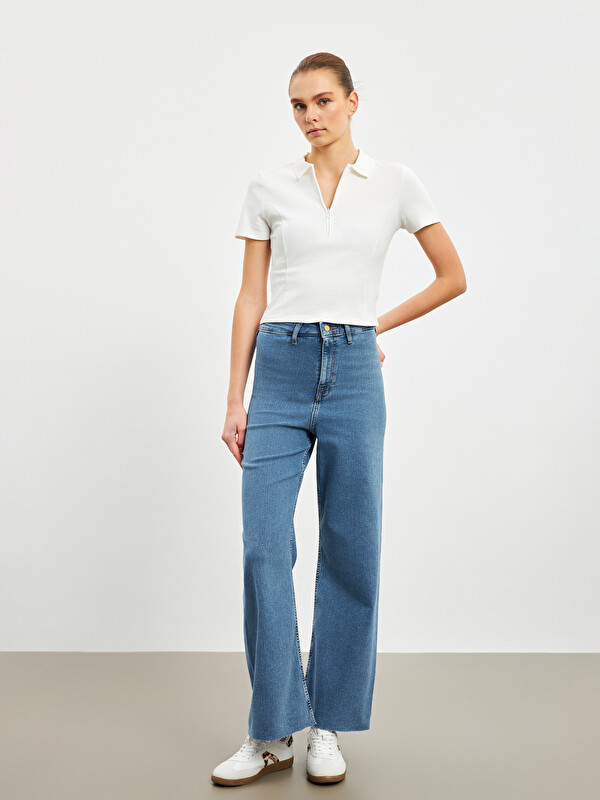 LCW Jeans جينز واسع الأرجل للسيدات