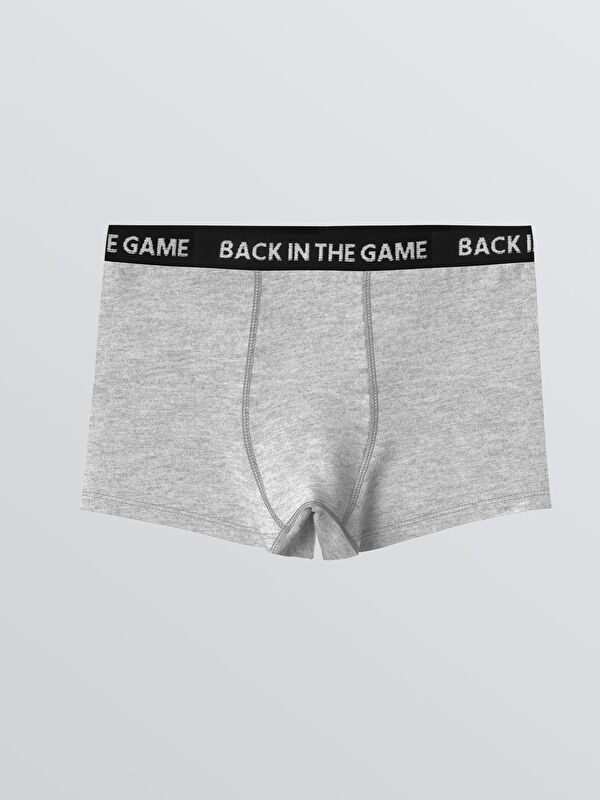 LCW Kids Yazı Baskılı Erkek Çocuk Boxer