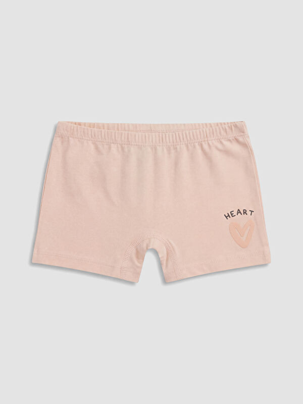LCW Kids Baskılı Kız Çocuk Boxer