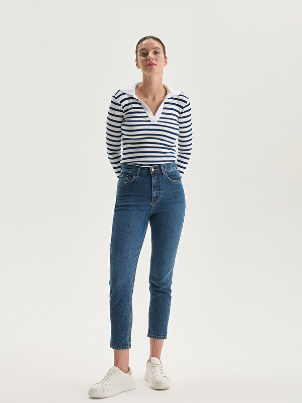 LCW Jeans جينز بقصّة الأم للسيدات