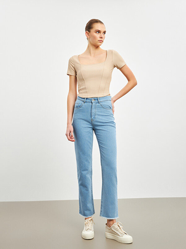 LCW Jeans جينز نسائي بقصة مستقيمة