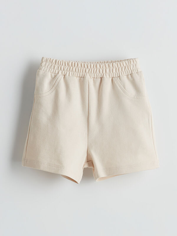 LCW baby Beli Lastikli Basic Erkek Bebek Şort