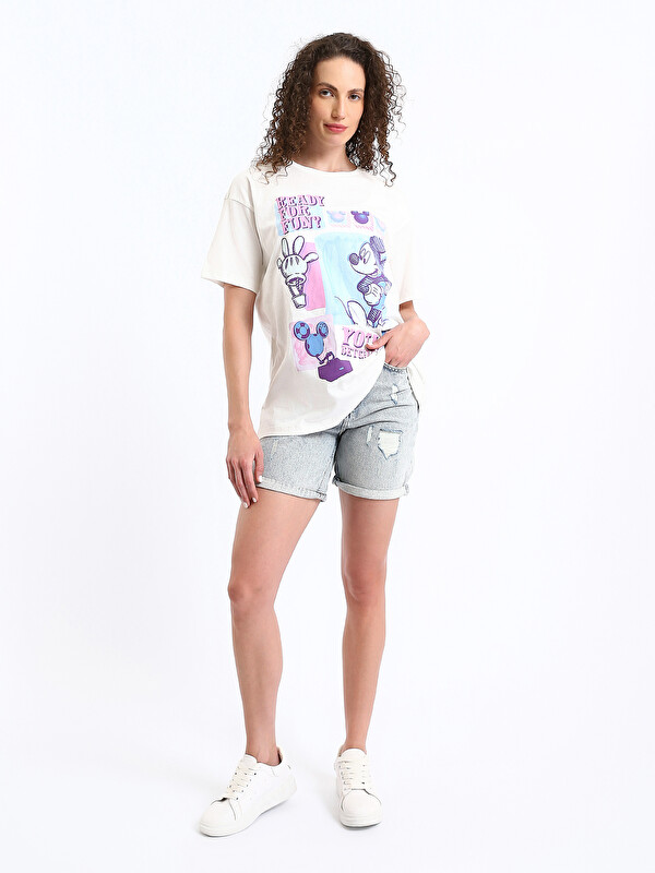 LCW Jeans شورت دينيم بقصة عادية للسيدات