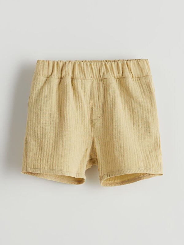 LCW baby Beli Lastikli Basic Erkek Bebek Şort