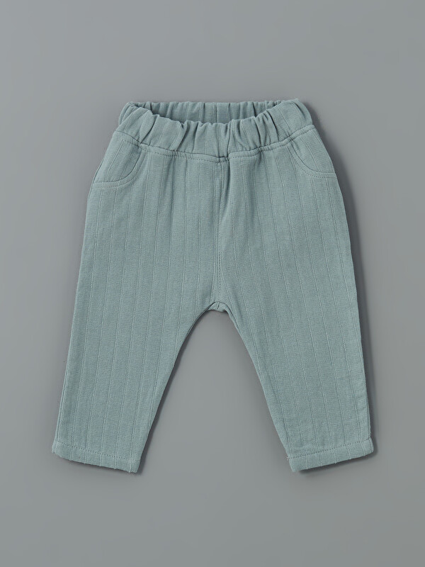 LCW baby Beli Lastikli Erkek Bebek Pantolon