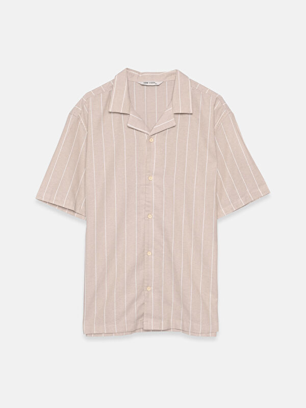 LCW Vision Regular Fit Resort Neck Men's Shirt