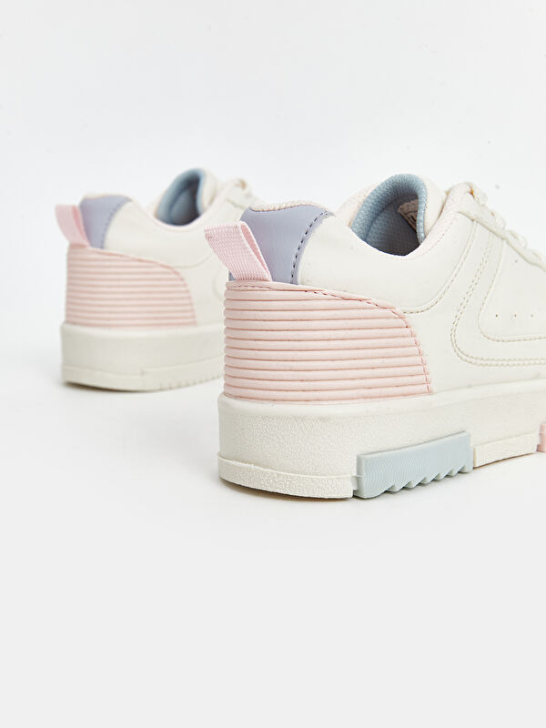 Lcw Steps Bej Lcw Steps Bağcıklı Kız Çocuk Spor Ayakkabı