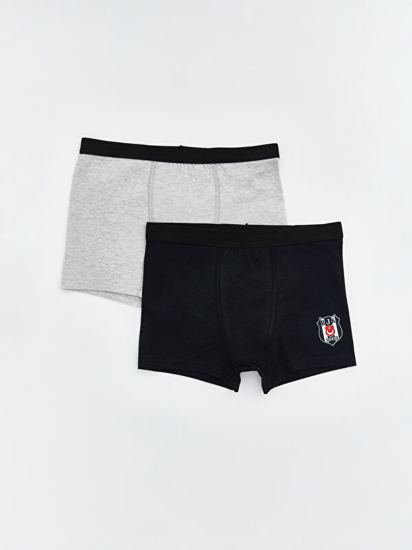 LCW Kids Beşiktaş Baskılı Erkek Çocuk Boxer 2'li
