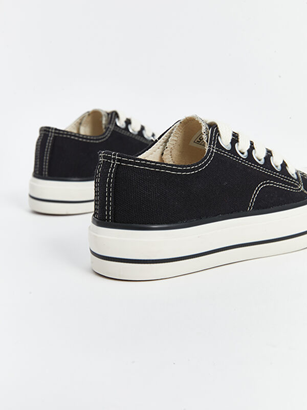 Lcw Steps Siyah Lcw Steps Bağcıklı Kız Çocuk Spor Ayakkabı