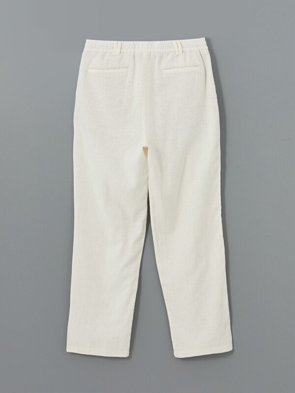 LCW Vision Standard Fit Linen Blend Men's Trousers - S5G539Z8-R9J