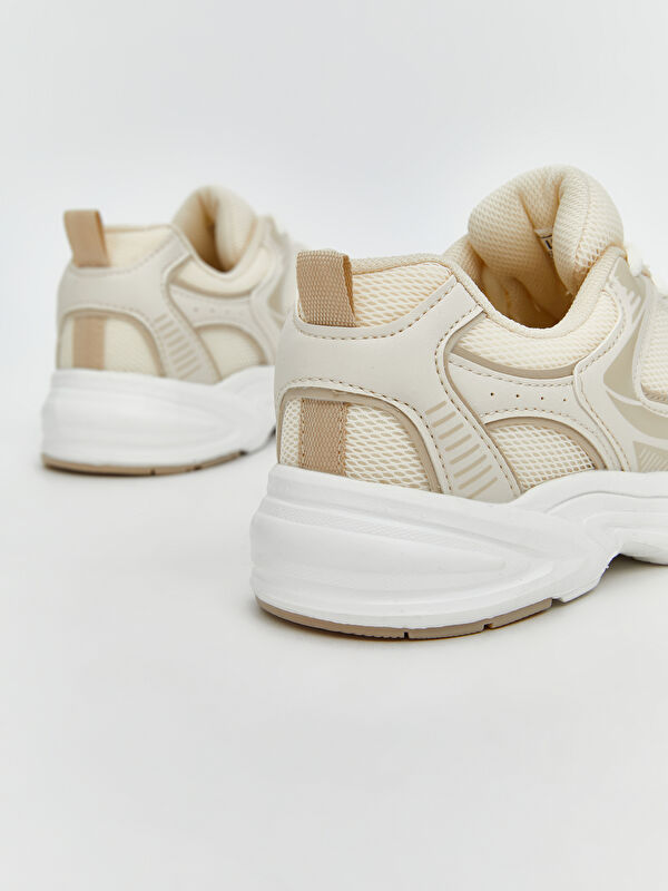 Lcw Steps Bej Lcw Steps Bağcıklı Kız Çocuk Spor Ayakkabı
