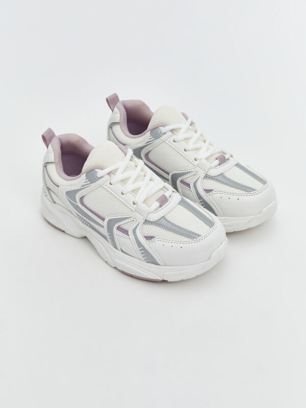 Lcw Steps Bej Lcw Steps Bağcıklı Kız Çocuk Spor Ayakkabı