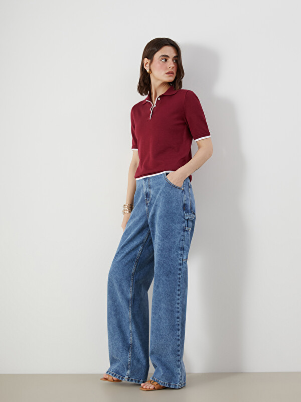 LCW Jeans جينز واسع الأرجل للسيدات