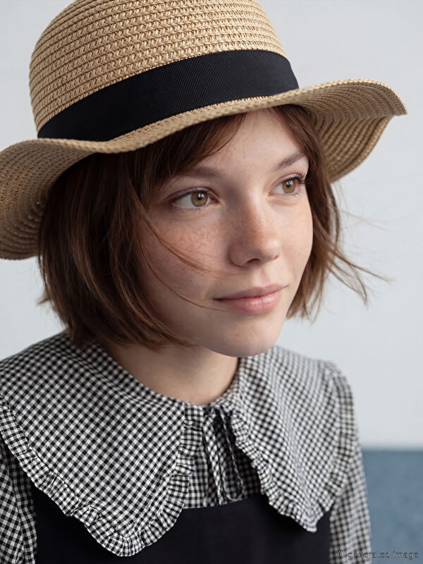LCW ACCESSORIES Girls' Straw Hat