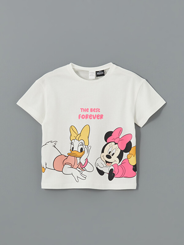 LCW Kids Minnie Mouse Printed Girls' T-Shirt